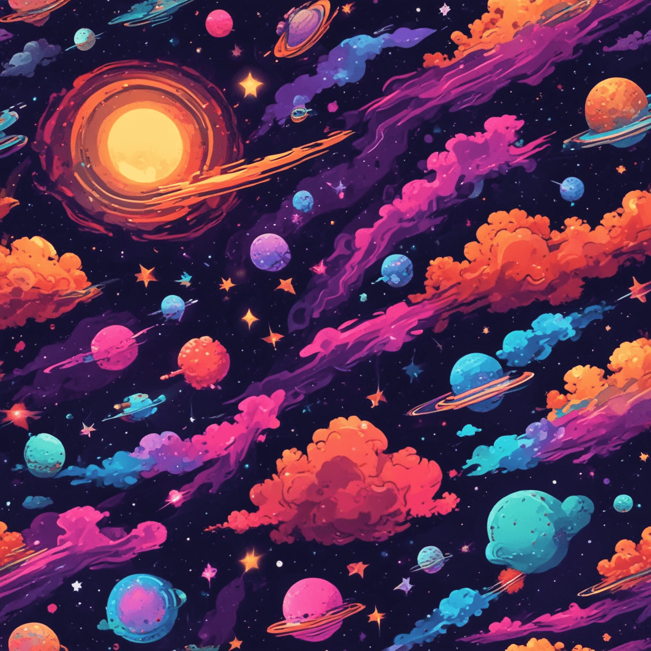 Punctuation Space Defenders game banner