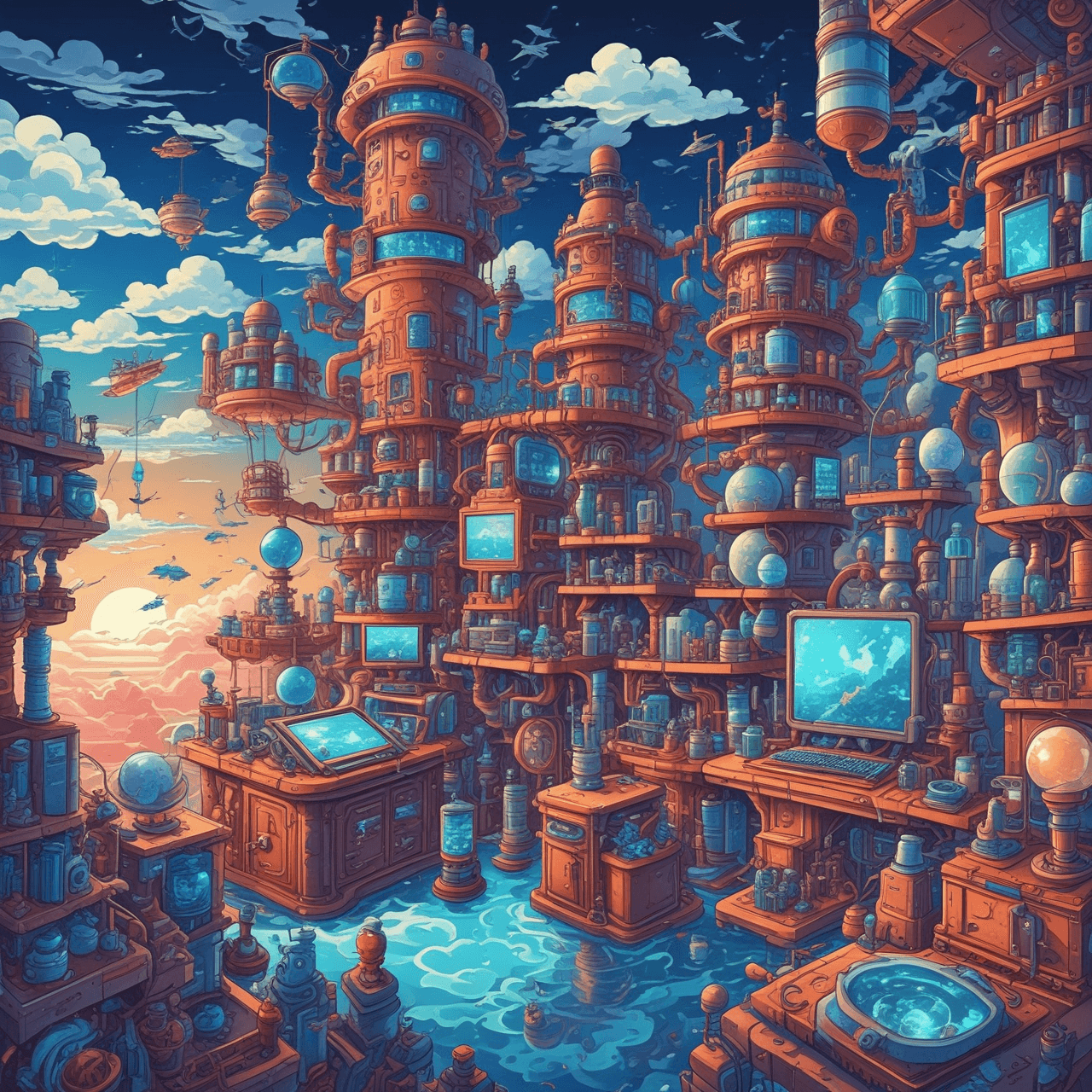 Scientist's Journey Bridge game banner