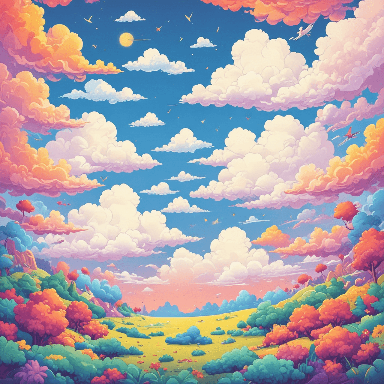 Multiplication Cloud Jump! game banner