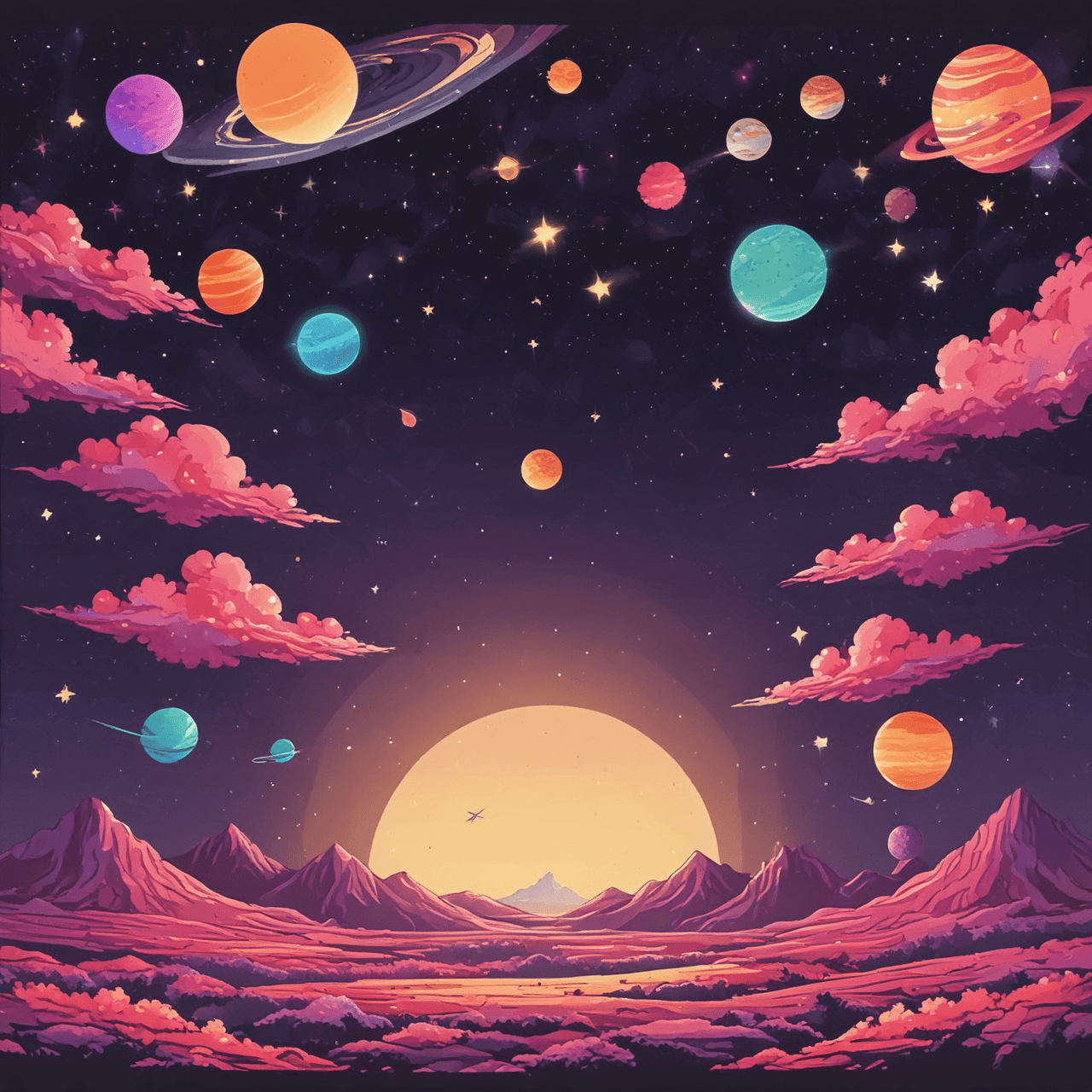 Percent Planet Run game banner