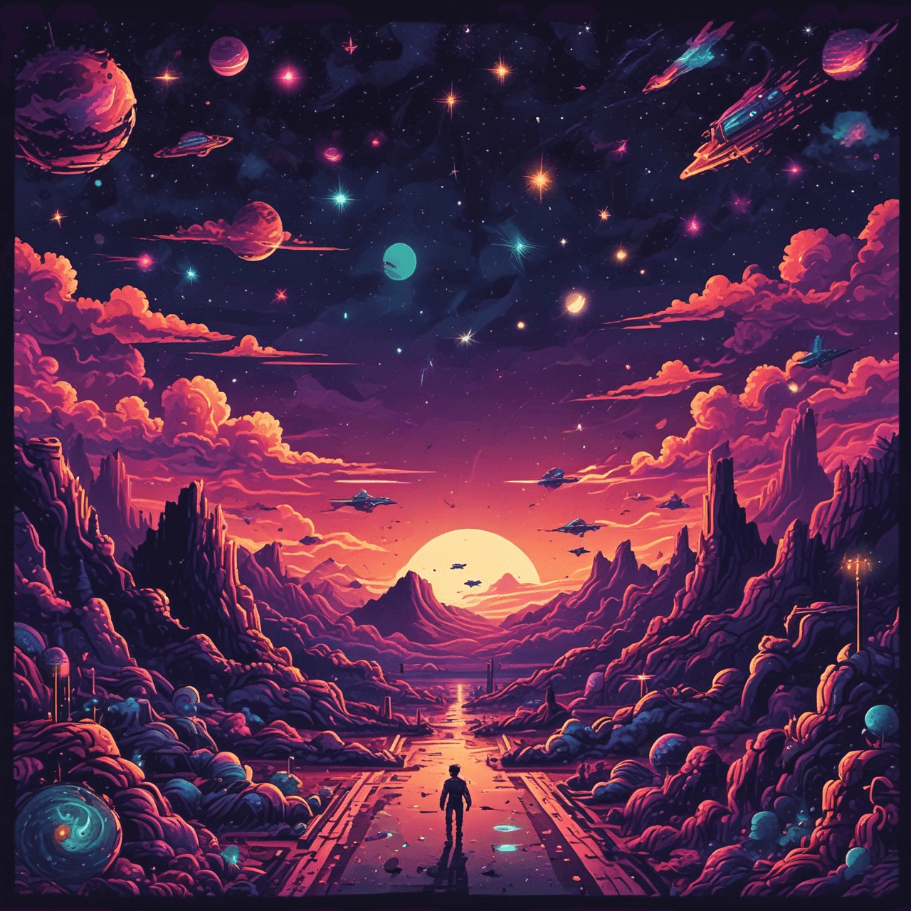 Cosmic Run Quiz game banner