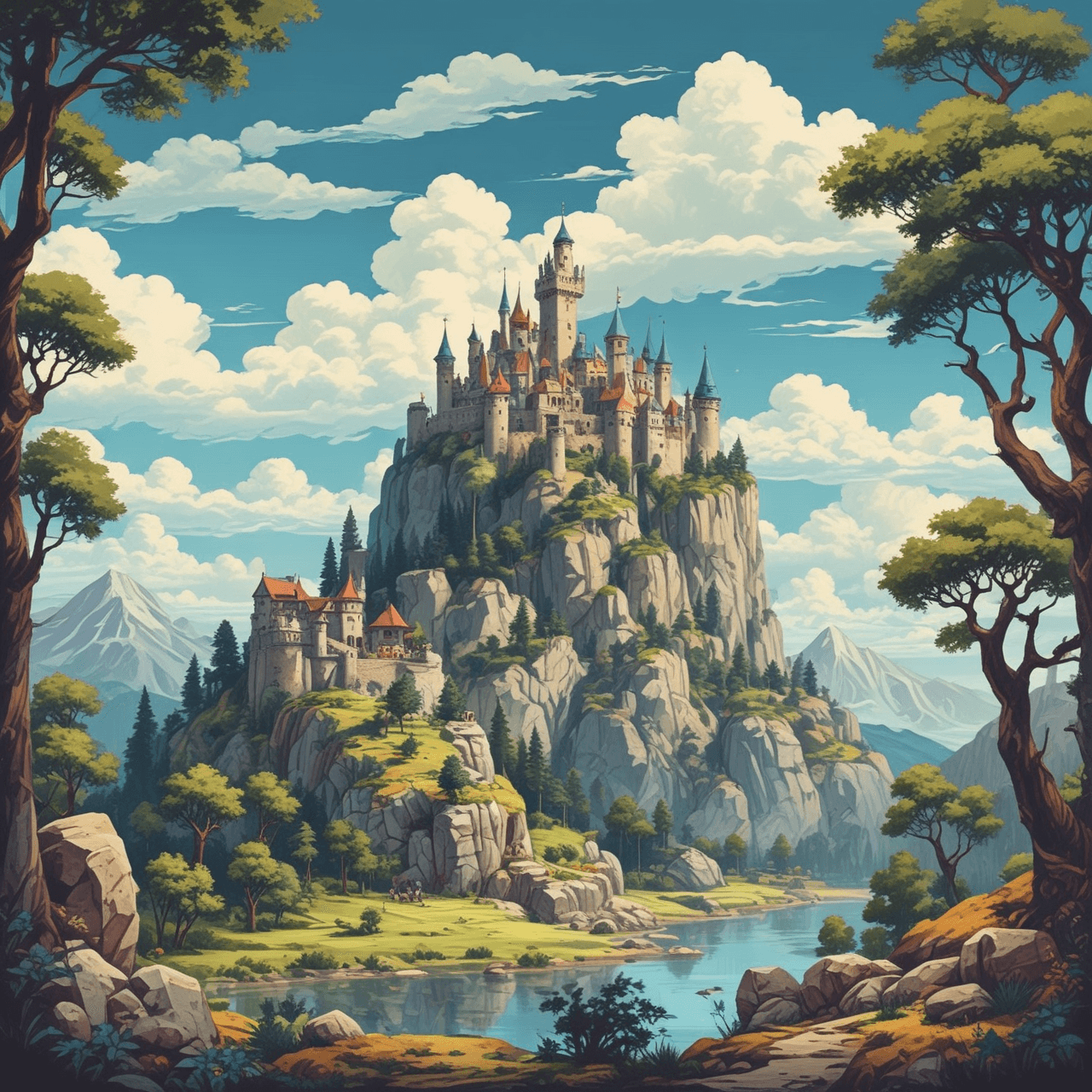 Salto Medieval game banner