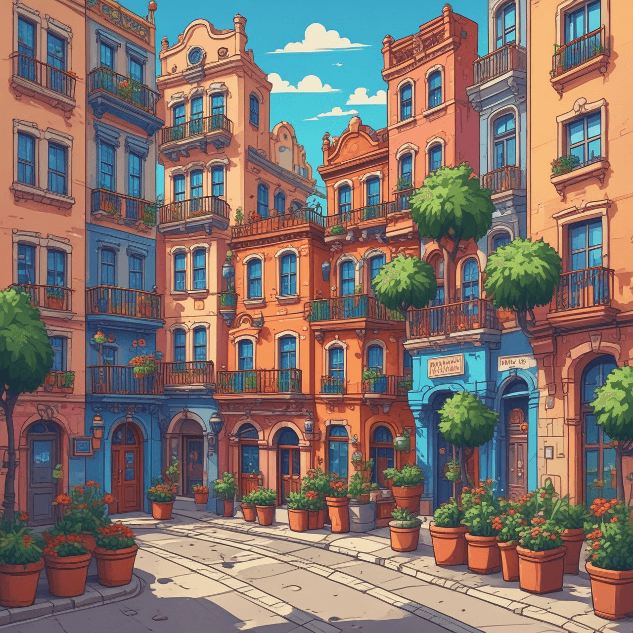 Spanish Adjective Run game banner