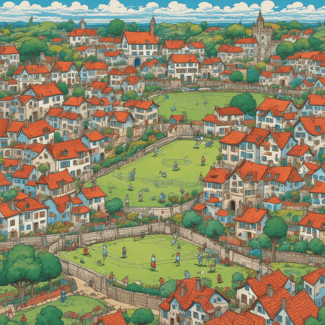 Medieval Soccer Quiz Adventure game banner