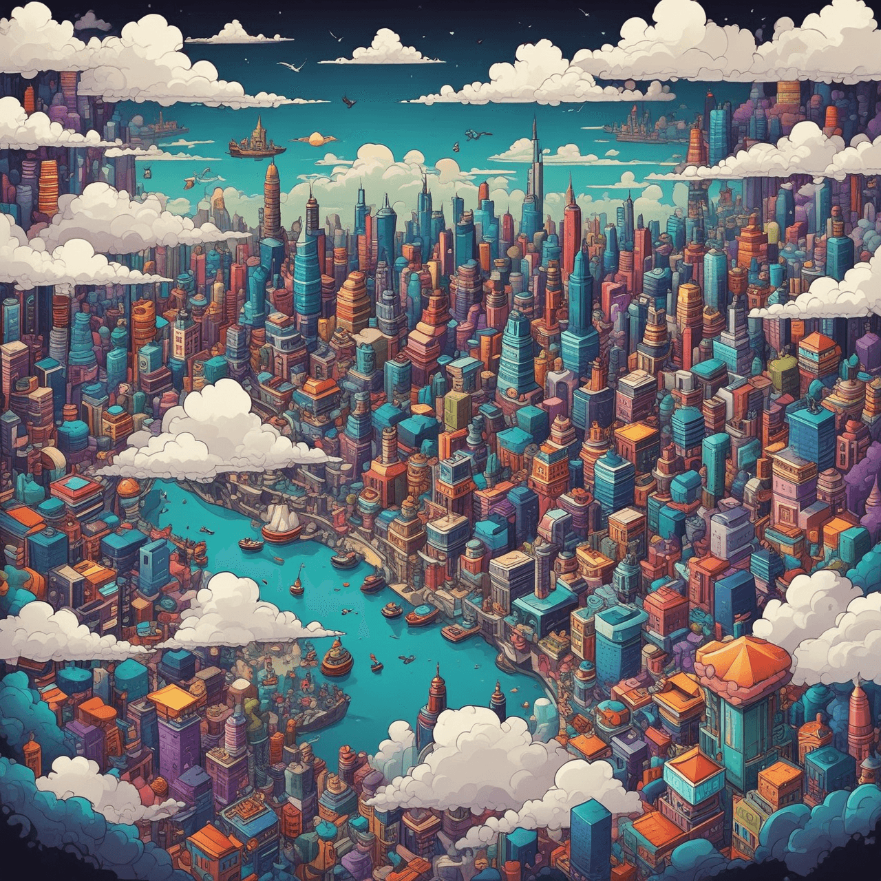 Segmented Skyway game banner