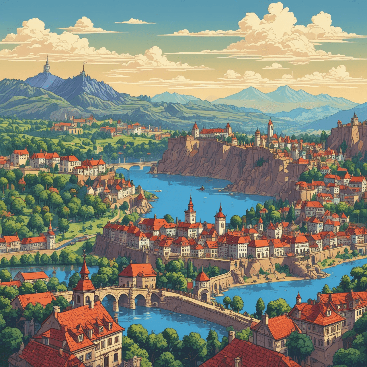 Czech Regions Run game banner