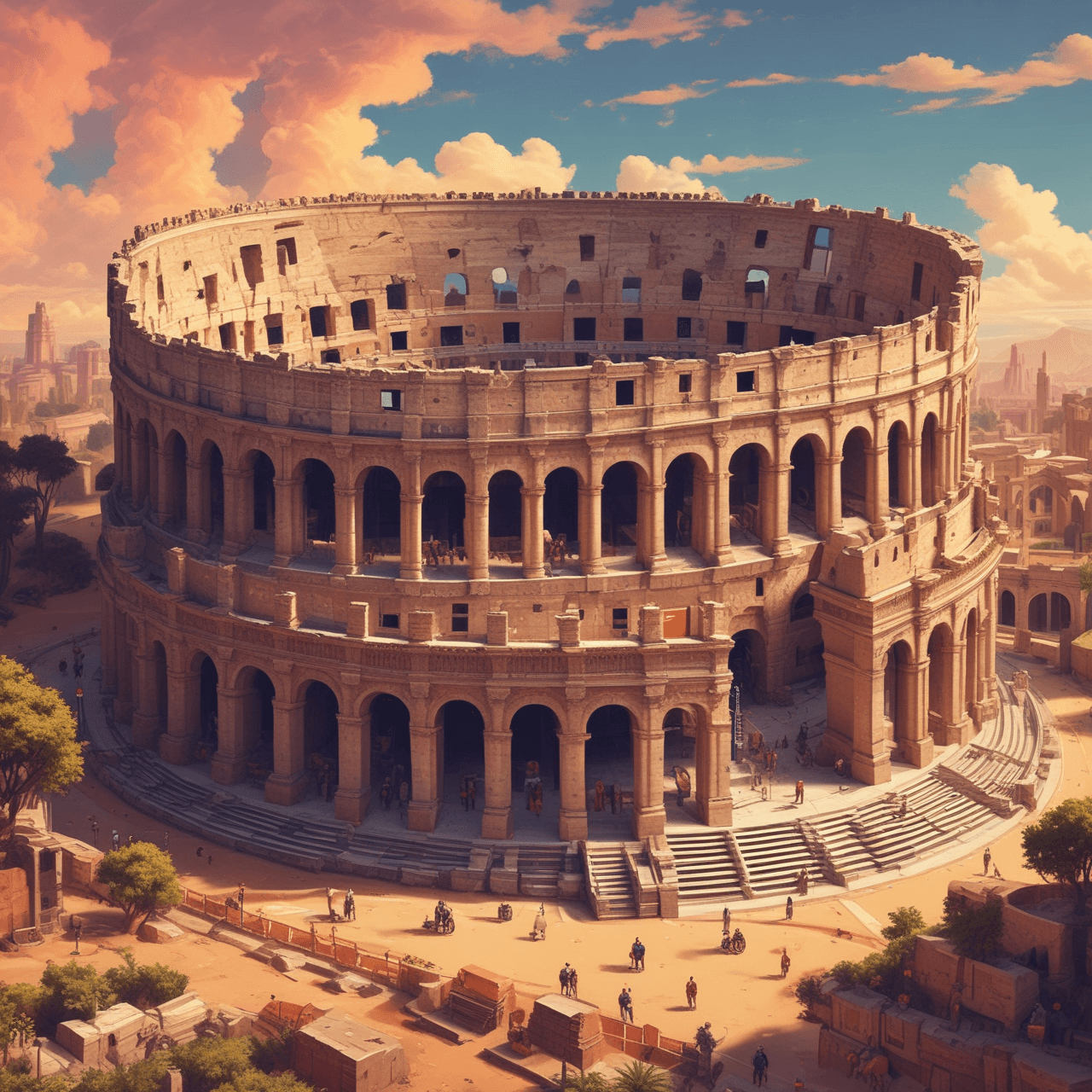 Romeinse Ringloop Quiz game banner