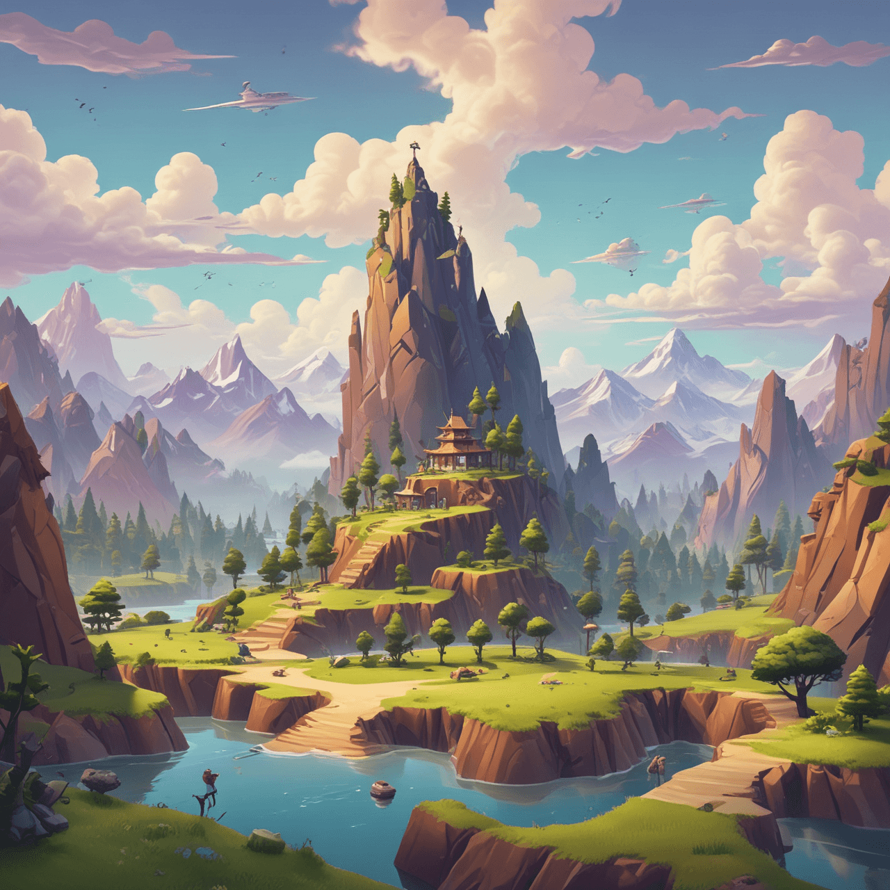 Quadra-Clash Runner game banner