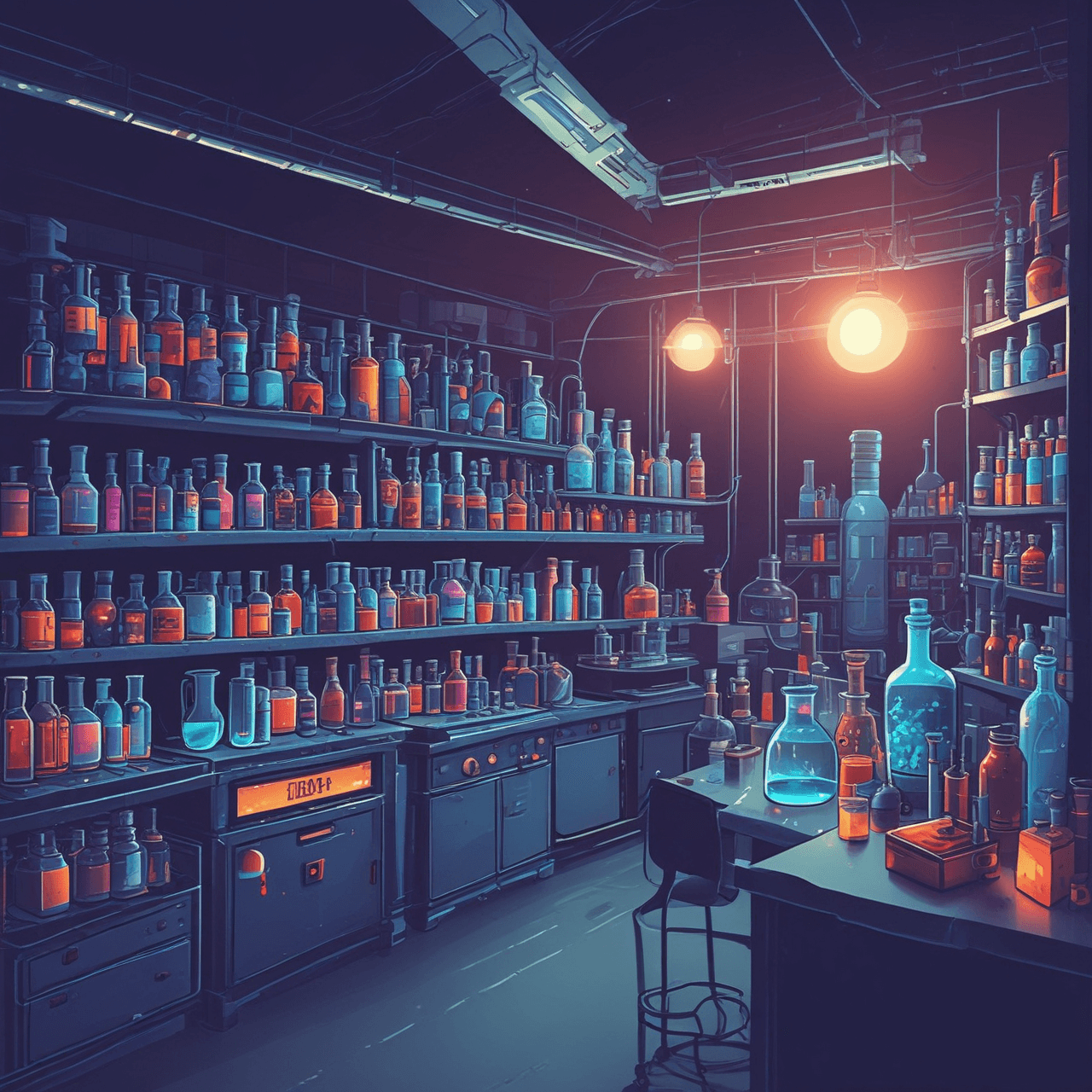 Chem Lab Run game banner