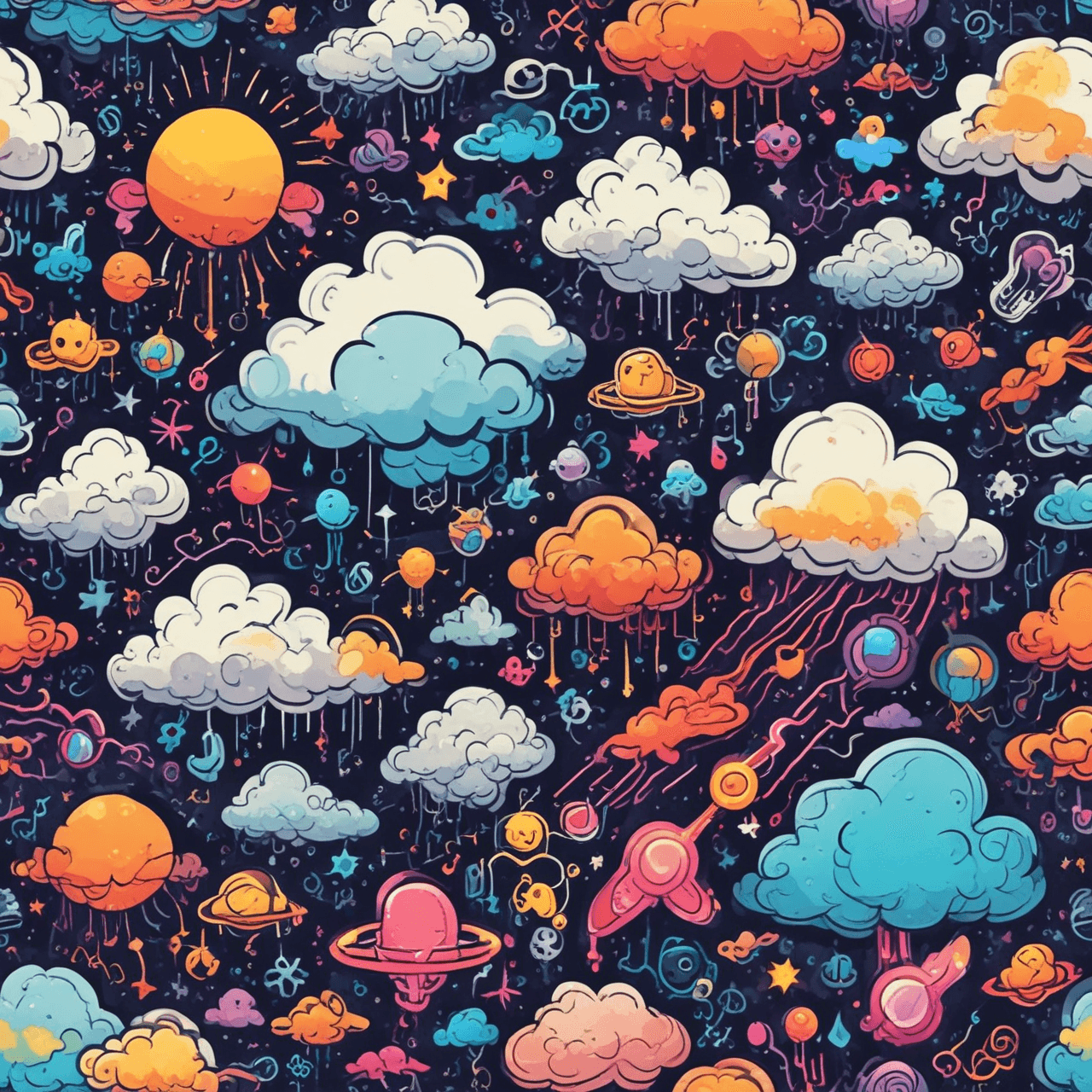 Elemental Cloud Dash game banner