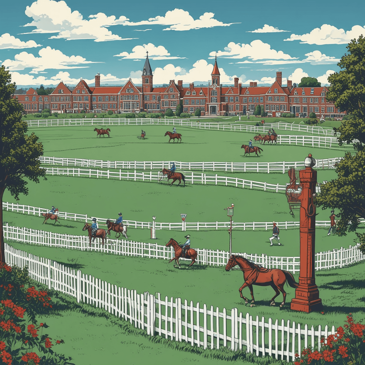 NGHS Equestrian Entrance Challenge game banner