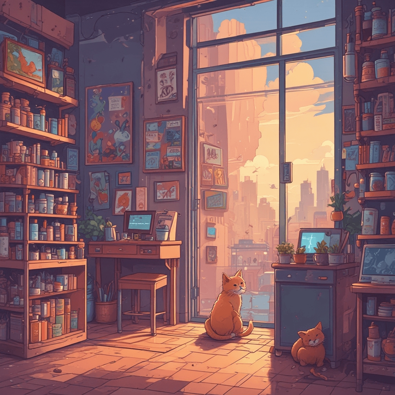 Carrera del Presente Simple game banner