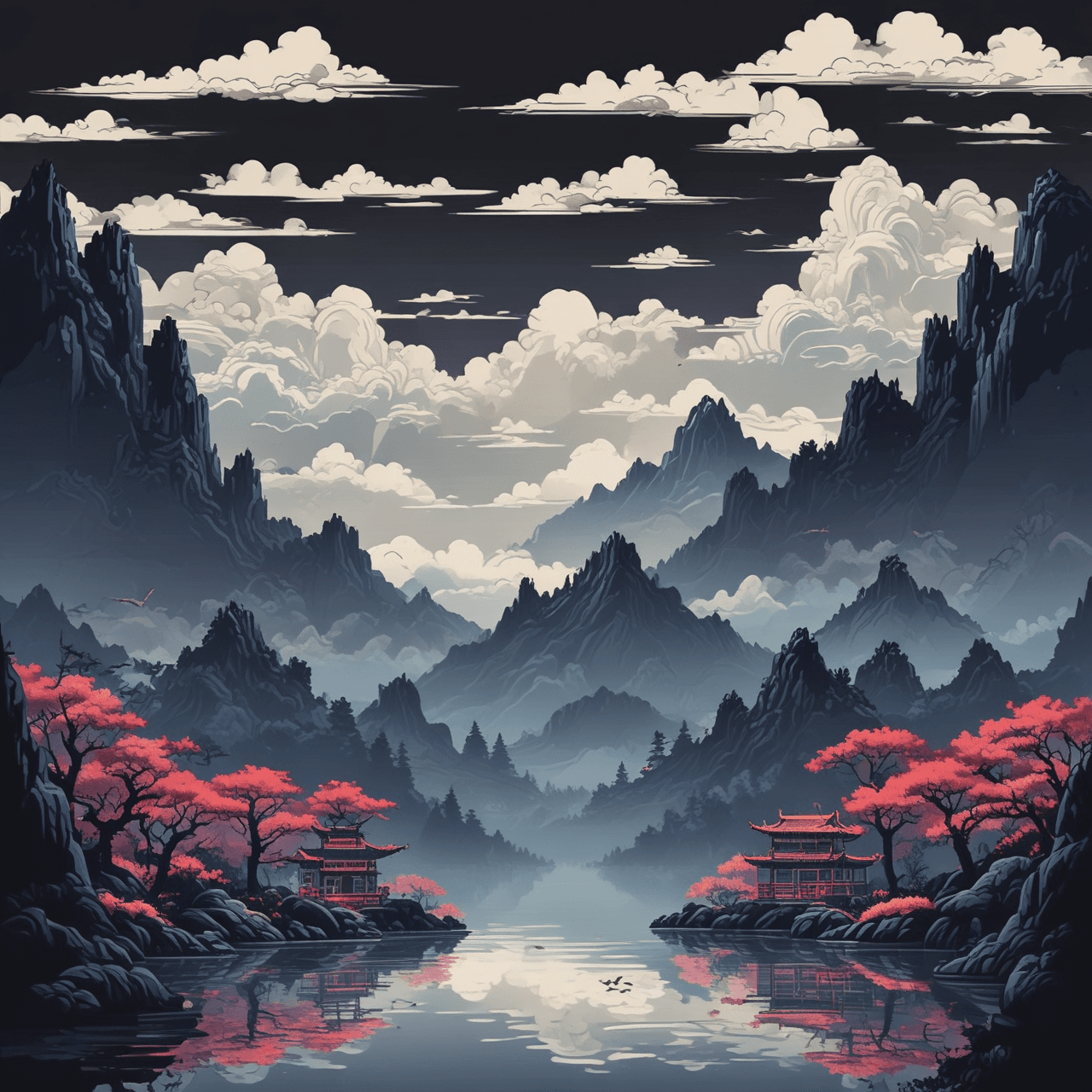 汉字云桥 (Hànzì Yún Qiáo - Chinese Character Cloud Bridge) game banner