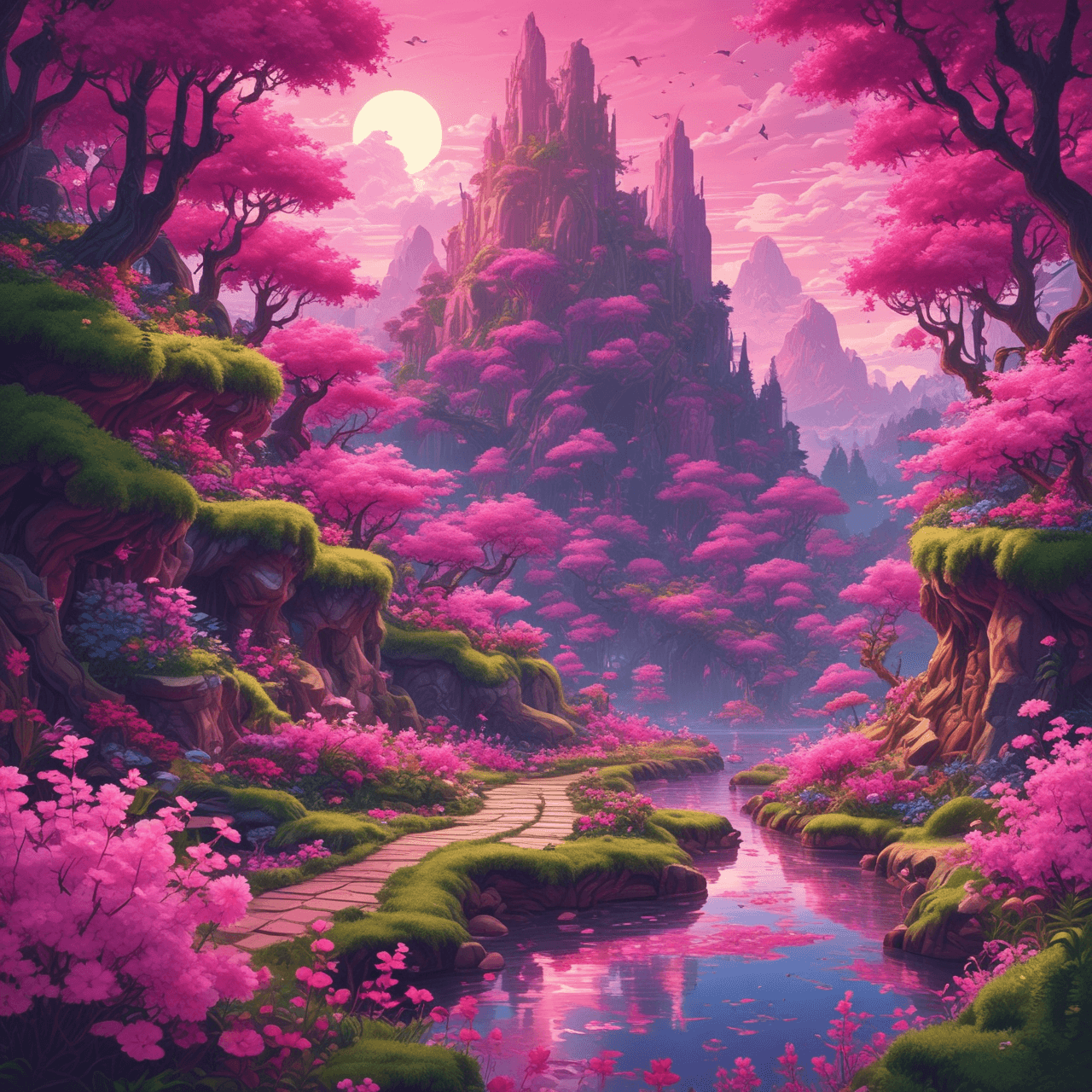 Pink Photosynthesis Race game banner