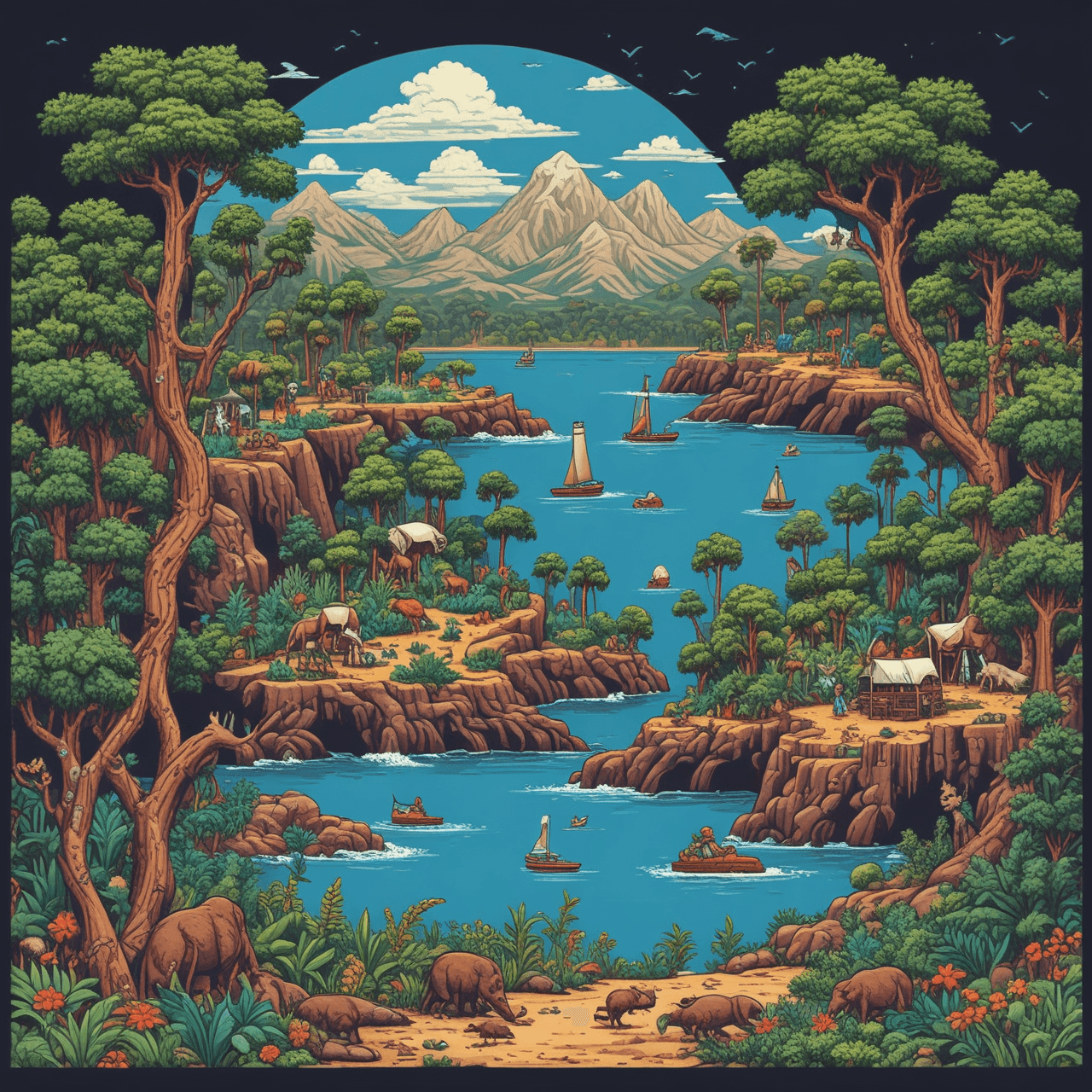 Aboriginal History Race game banner