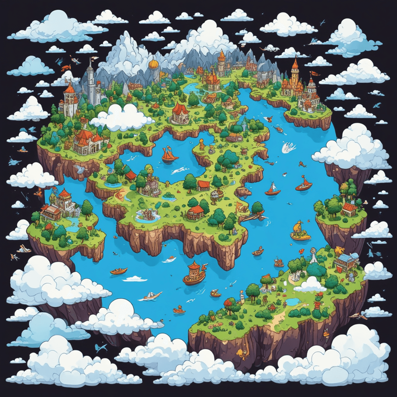 Social Studies Cloud Hop game banner