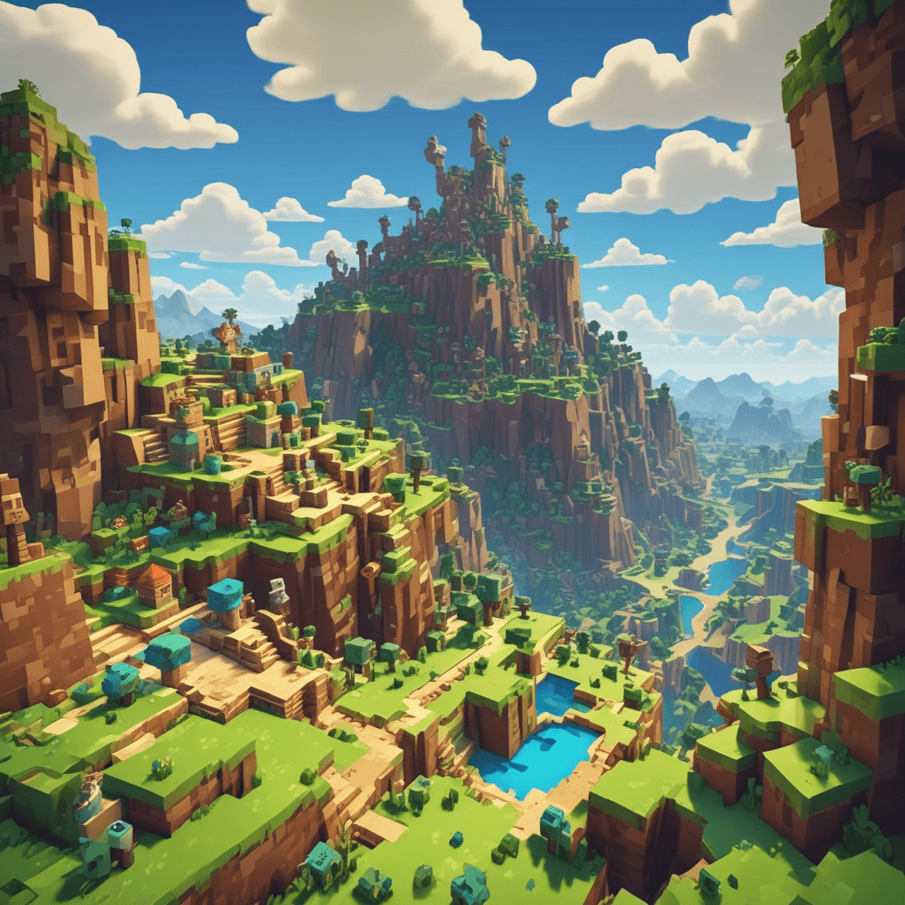 Minecraft: Ucho Wyścig game banner