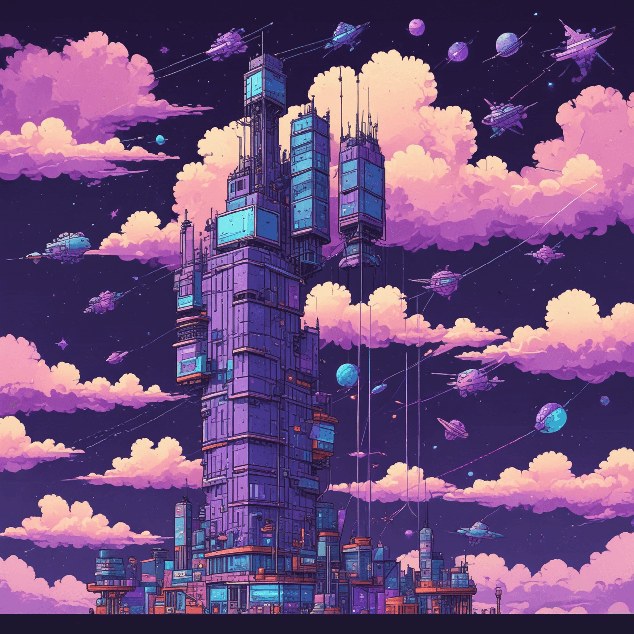 DNETCOM Cloud Hop game banner