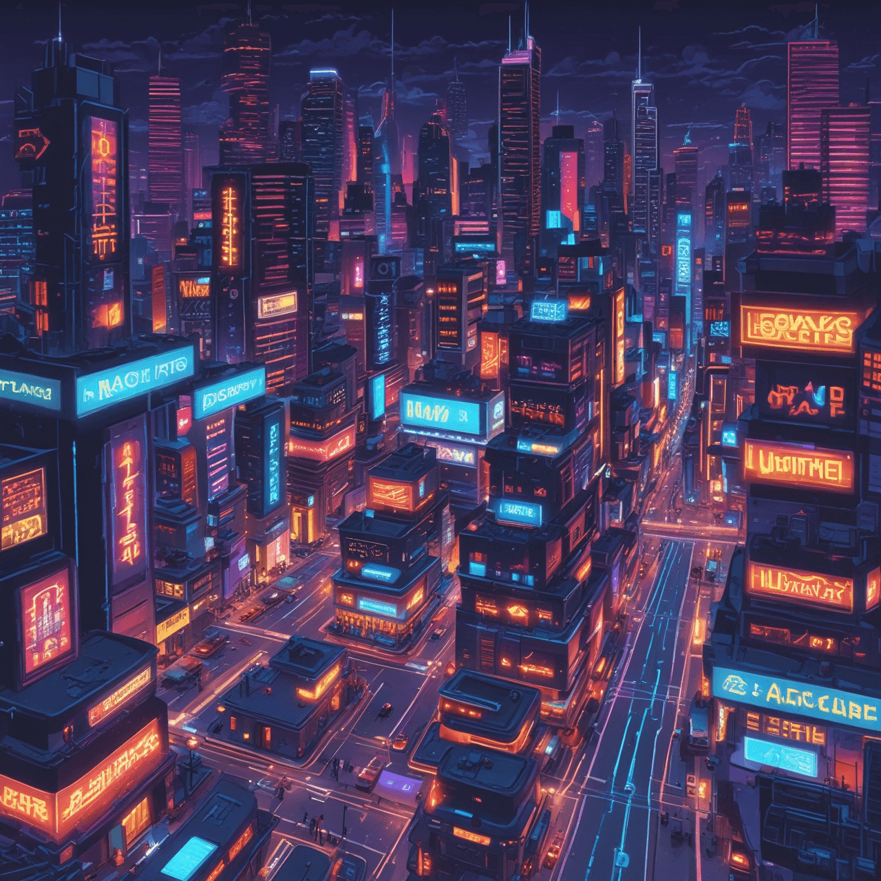 Neon Inequality Run game banner