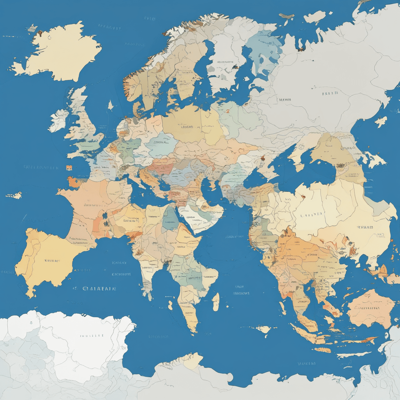 Political Borders Race game banner