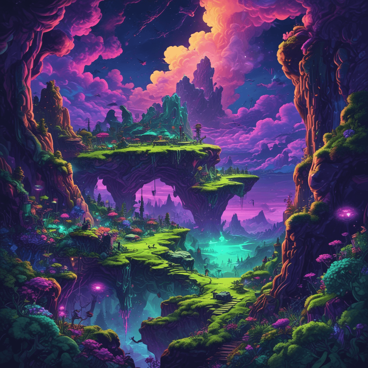 Biocave Cloud Bridge game banner