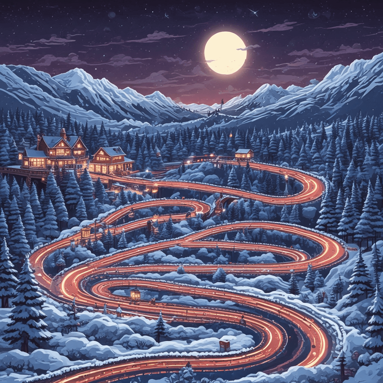 Figurative Festive Race game banner