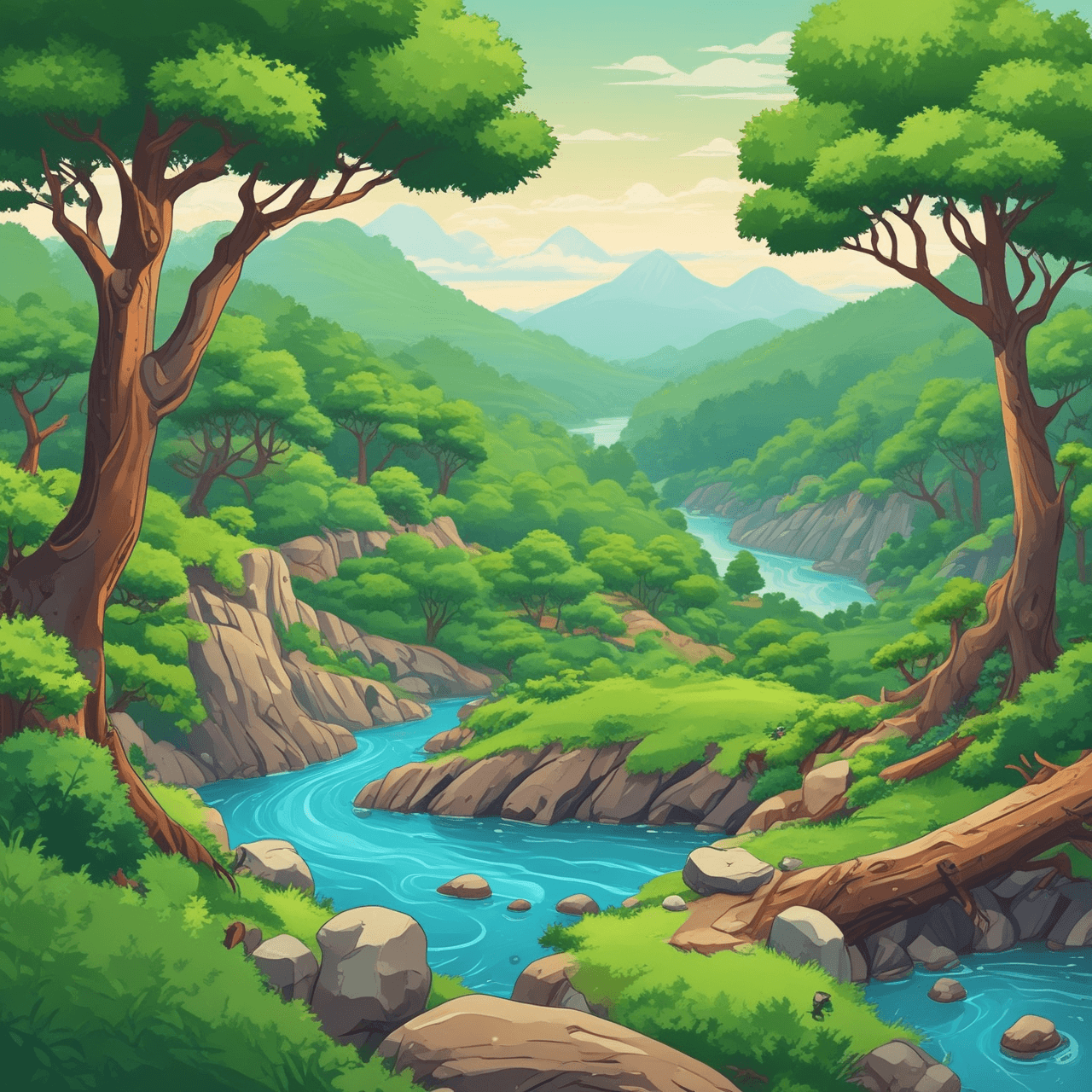 Nature Ninja Run game banner