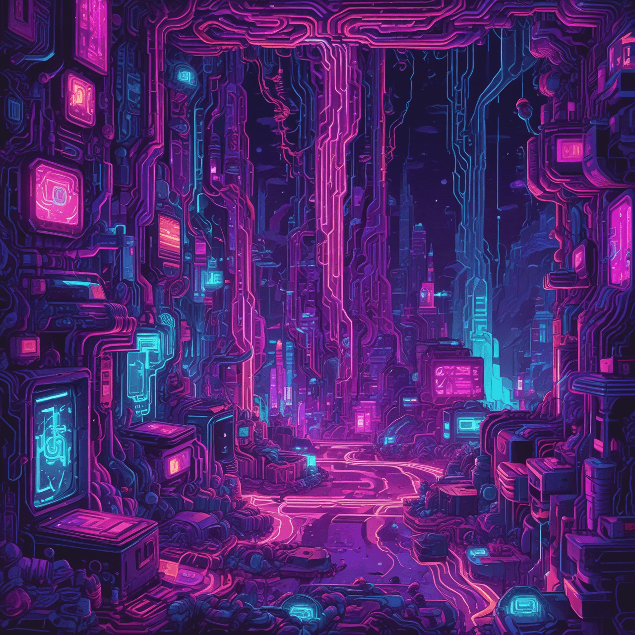 Cellular Cyber-Run game banner