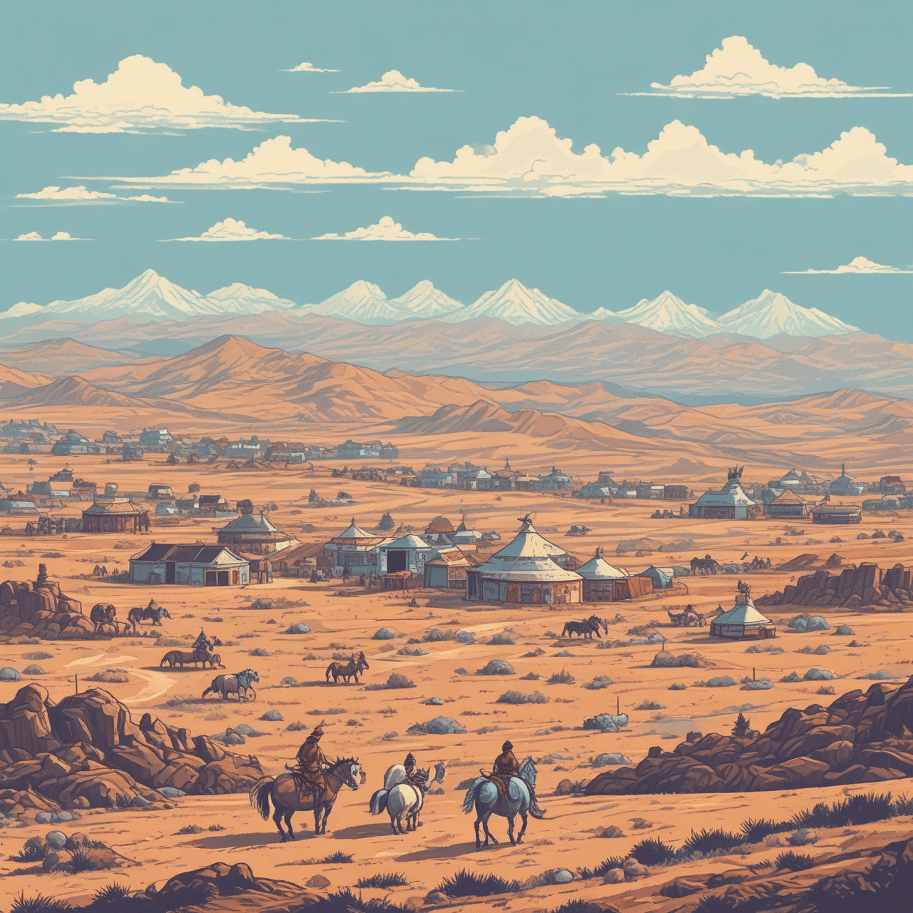 Mongol Conquest Run game banner