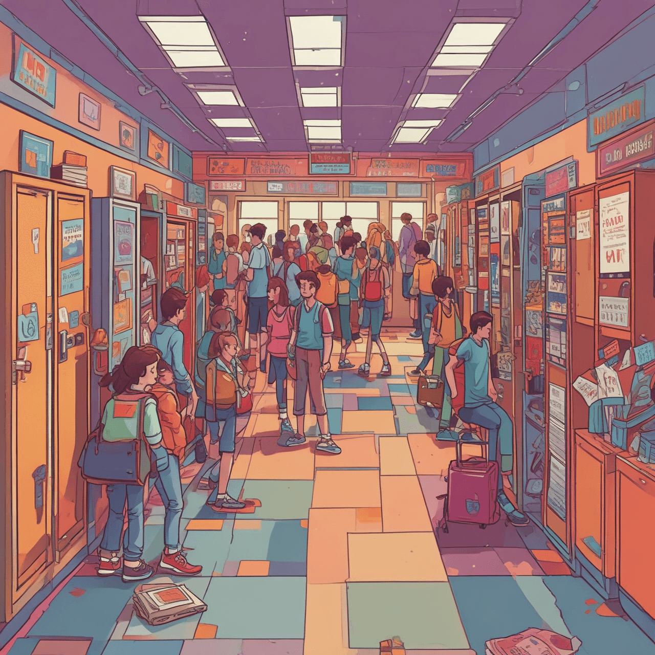 Aventura de Quiz en el Instituto game banner