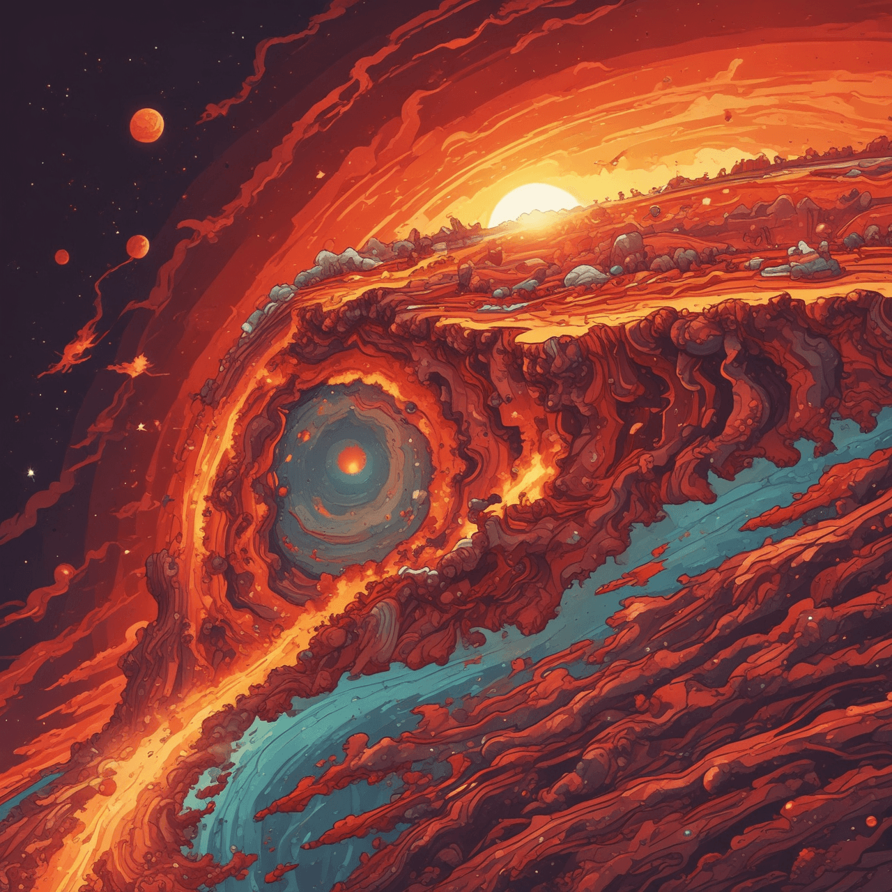 Earth's Layers Run game banner