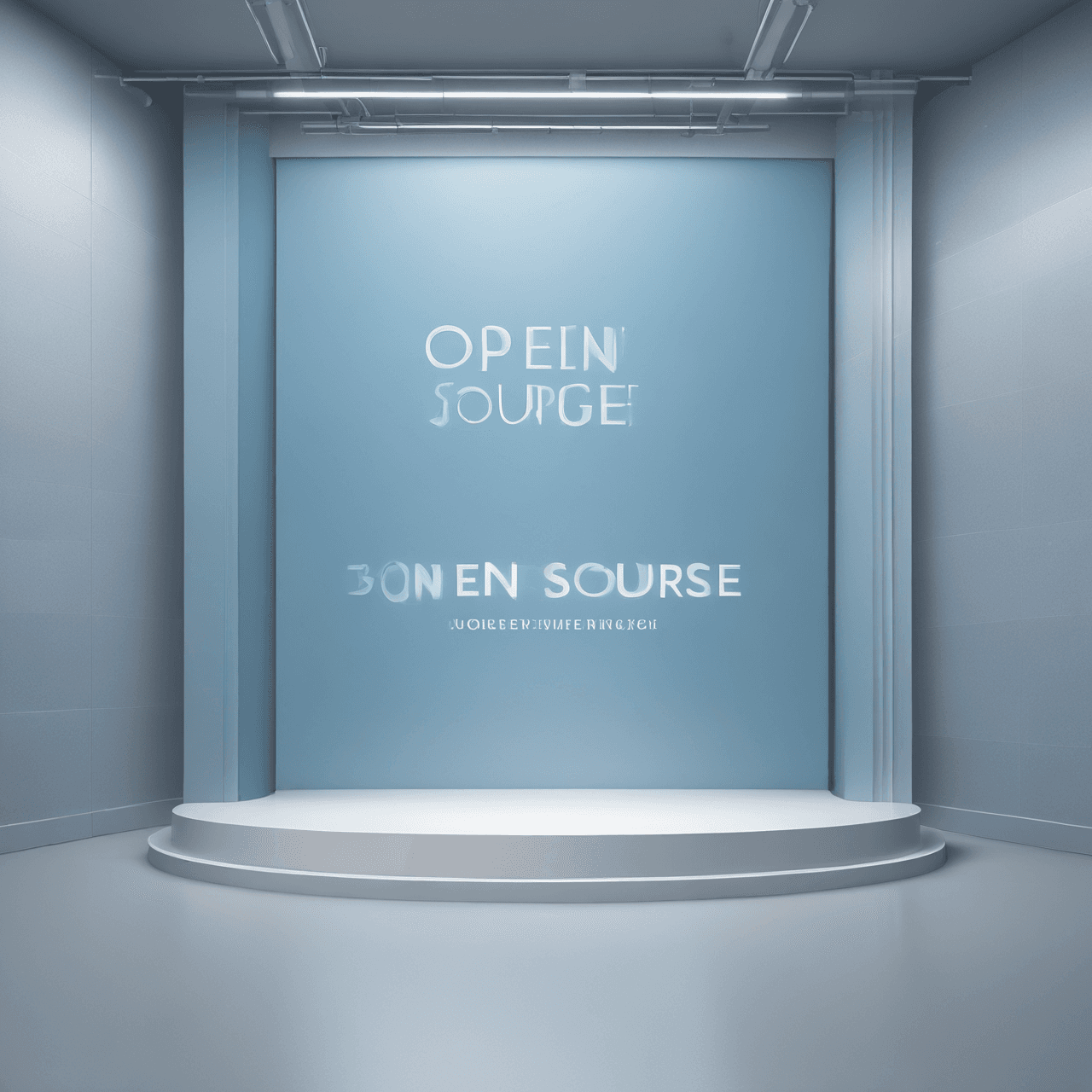 Open Source Presentation Run game banner