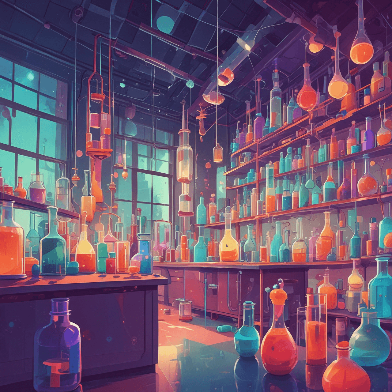 Jetpack Chemistry Adventure game banner