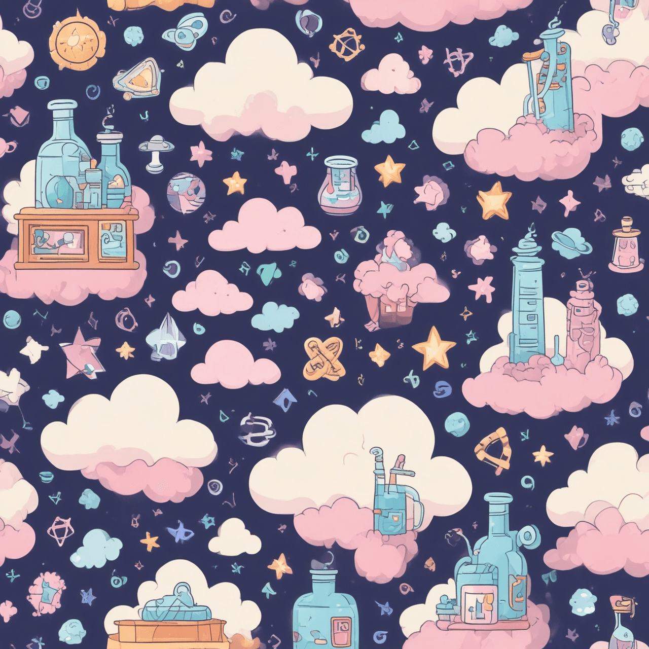 Pastel Science Bridge game banner