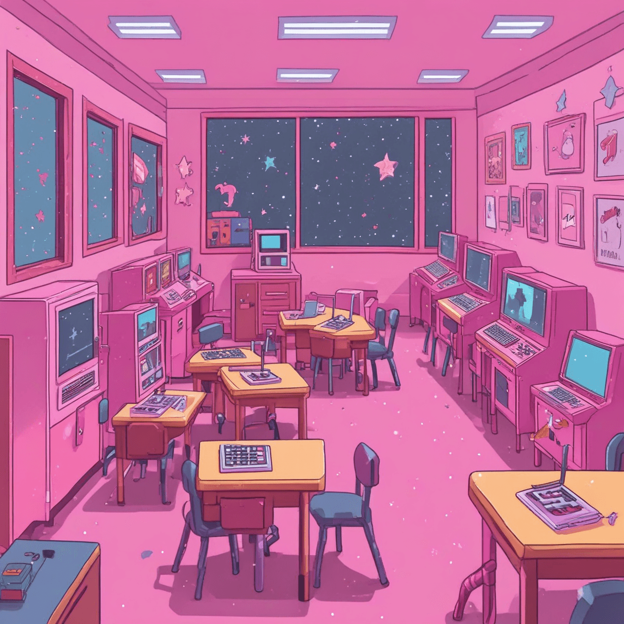 Pretty Pink Math game banner