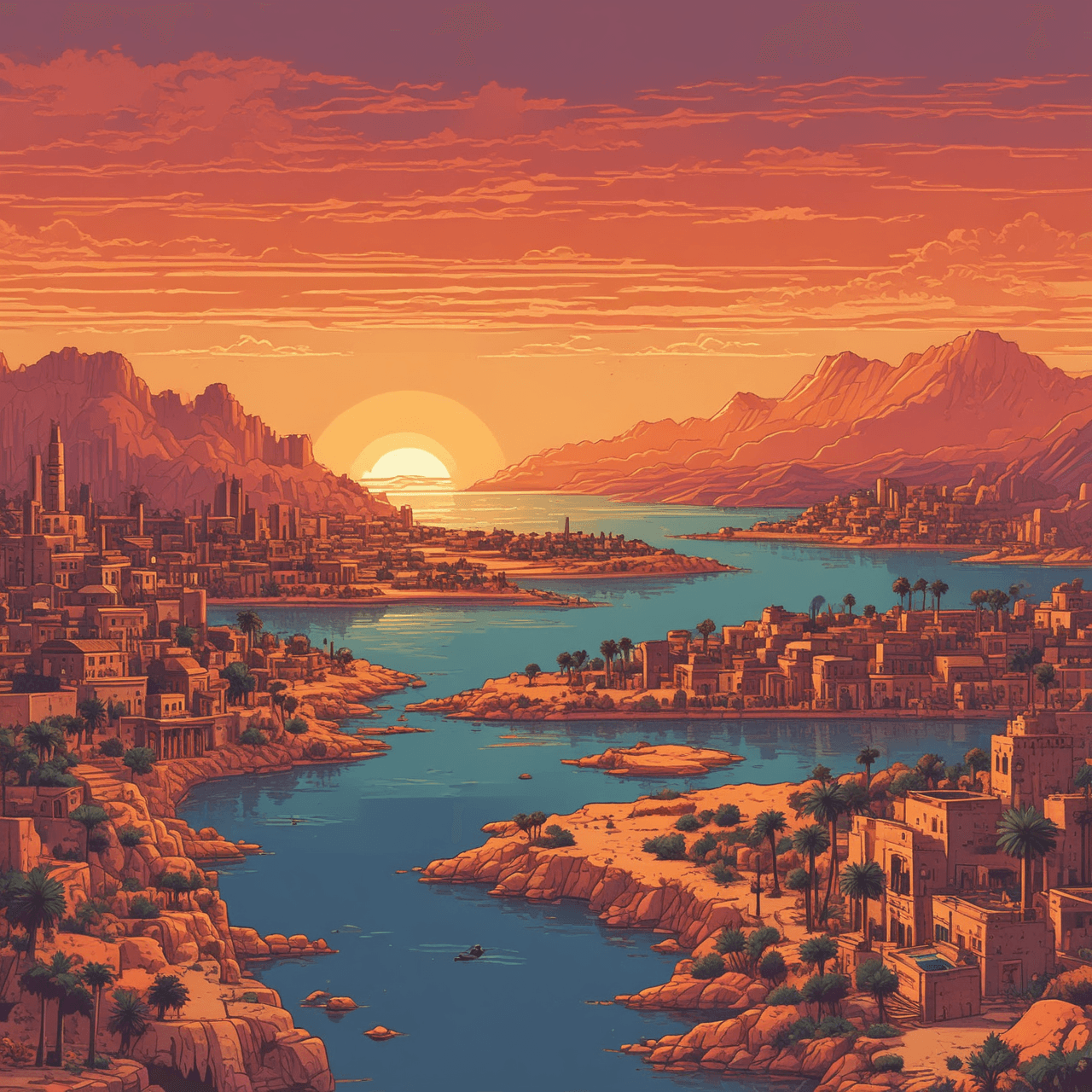 Mesopotamia Jetpack Quiz game banner