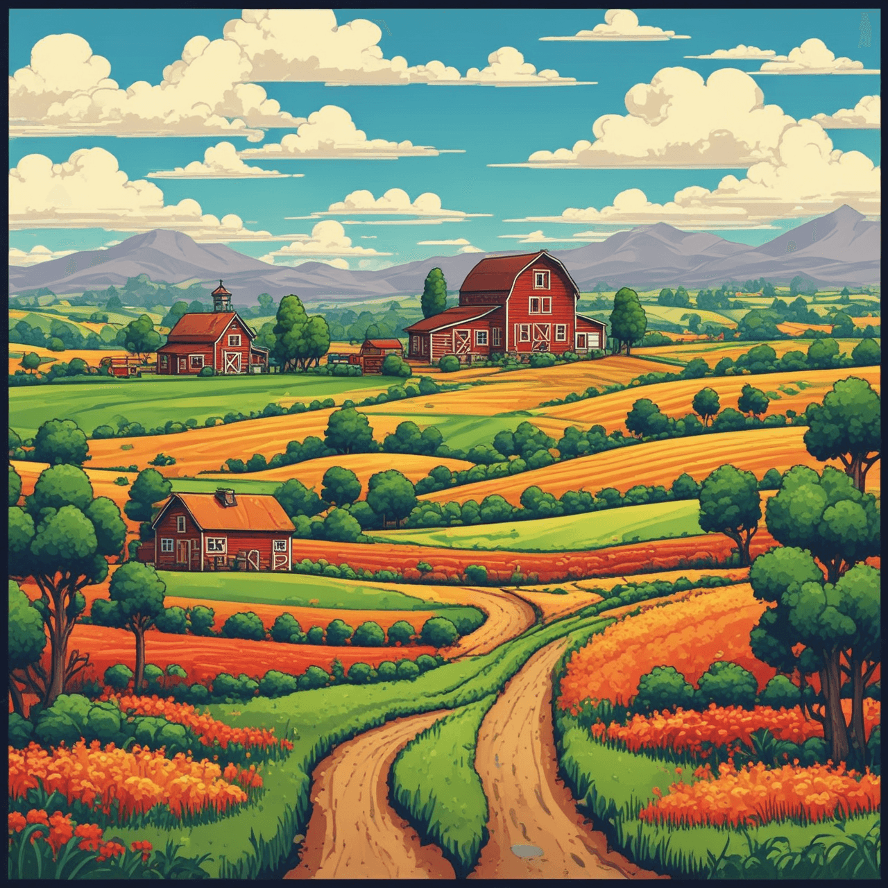 Farm Math Run game banner