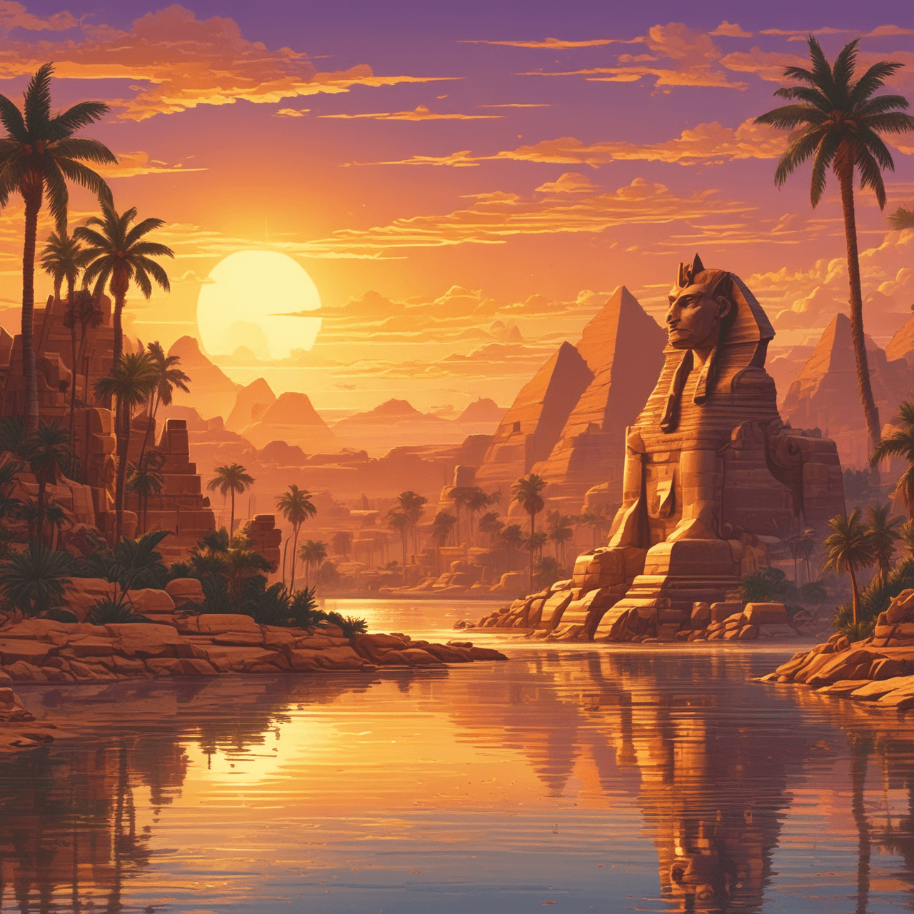 Nile Runner Quiz game banner