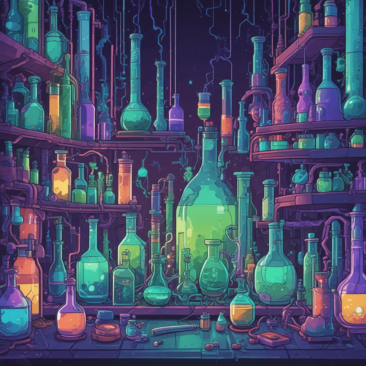 Chemical Reaction Rush game banner