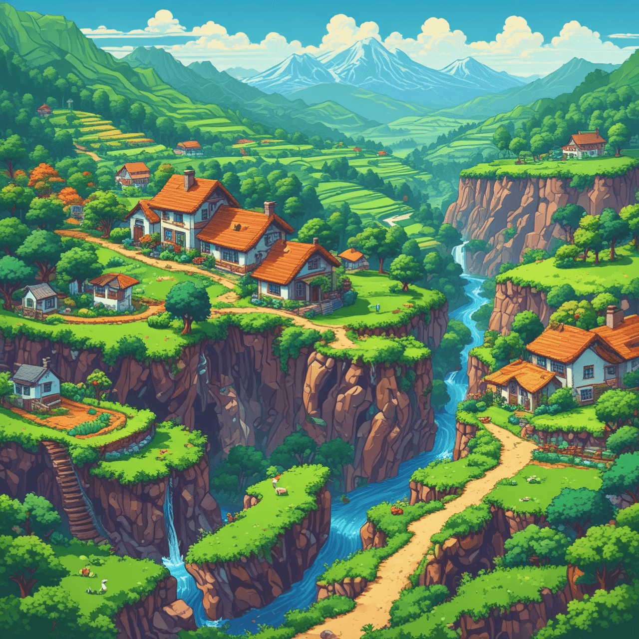 Rural Landscape Runner game banner