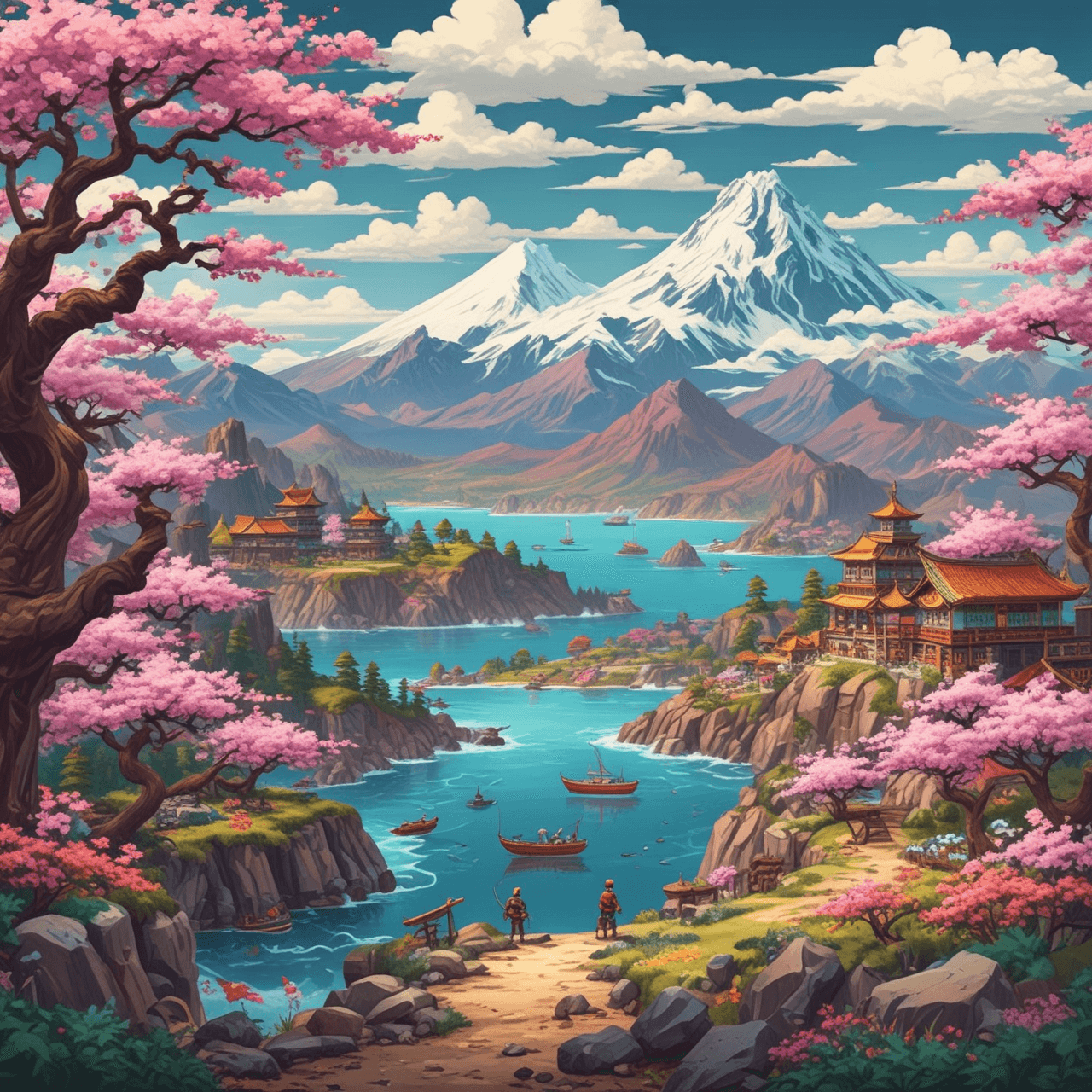 Viking & Samurai Run game banner