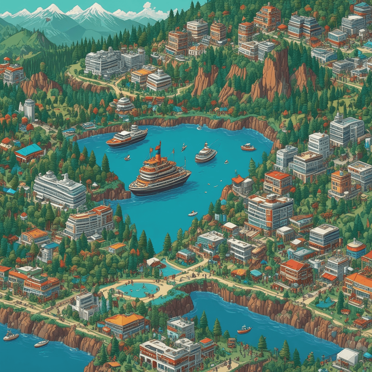 Jetpack Tourism Adventure game banner