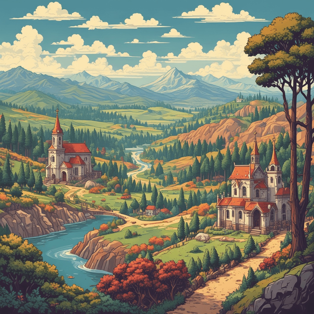 Kościół Jump game banner