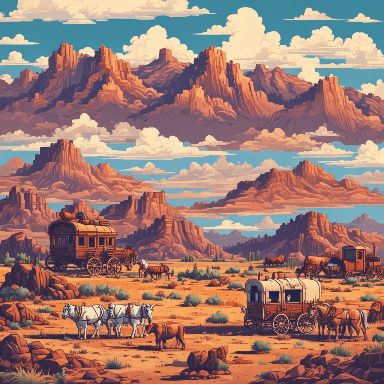 Westward Expansion Race game banner