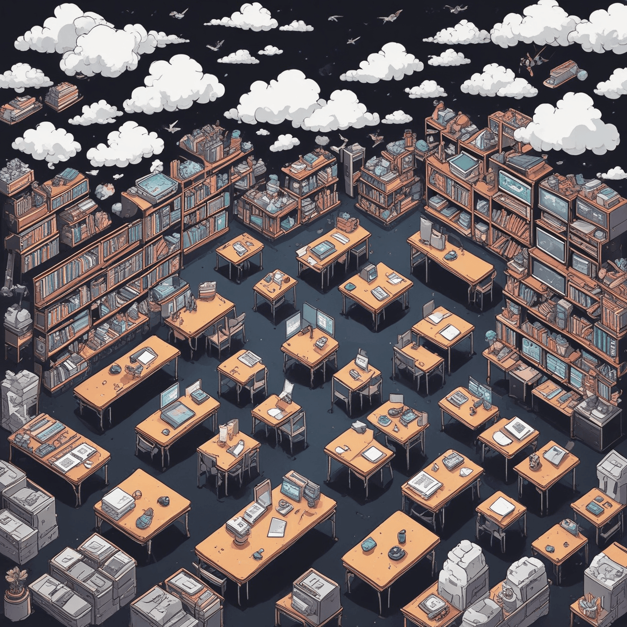 Cloud Bridge: Schulvokabeln game banner