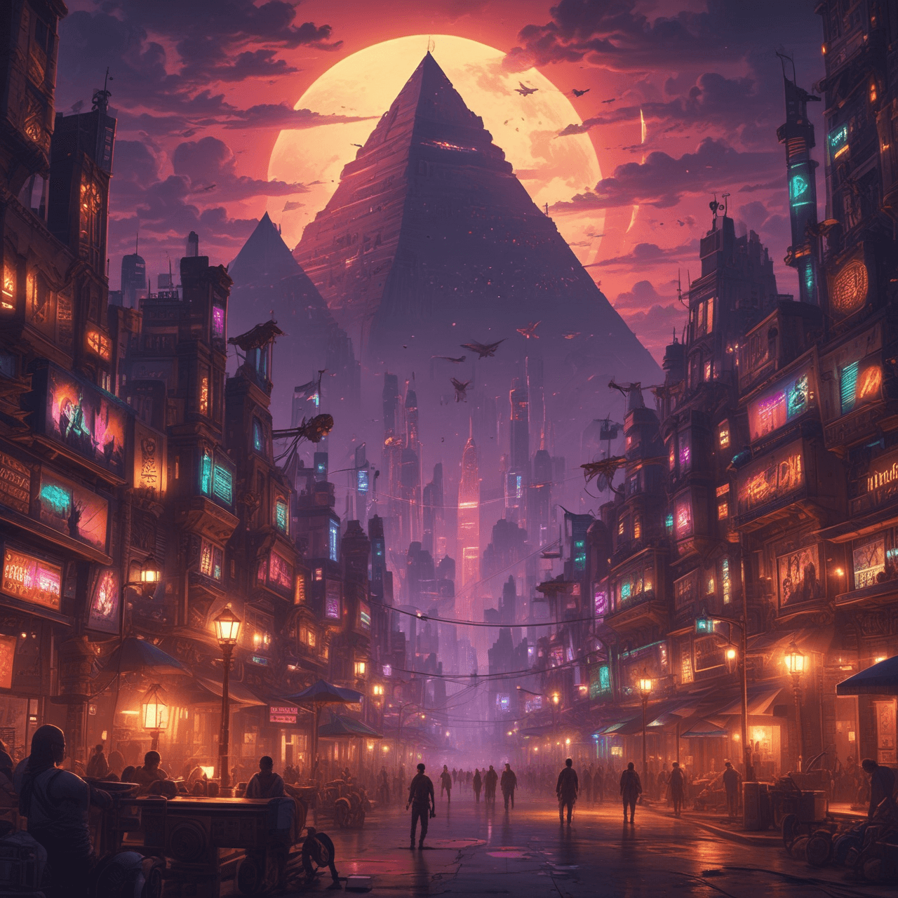 Cyber Pharaoh Run game banner