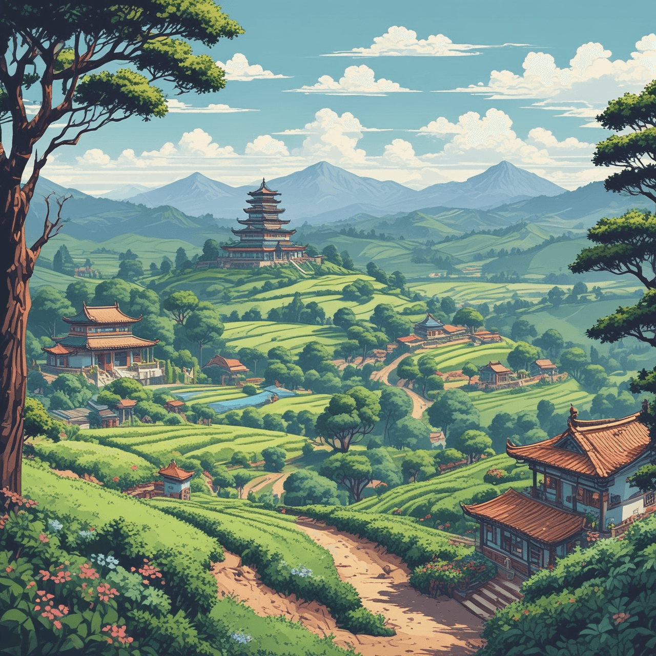 Jetpack Quiz Adventure: Heograpiya ng Tsa game banner