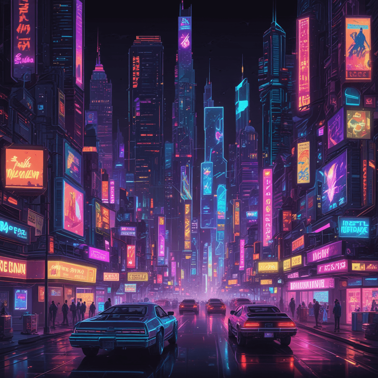 Geometry Runner: Cyberpunk Edition game banner