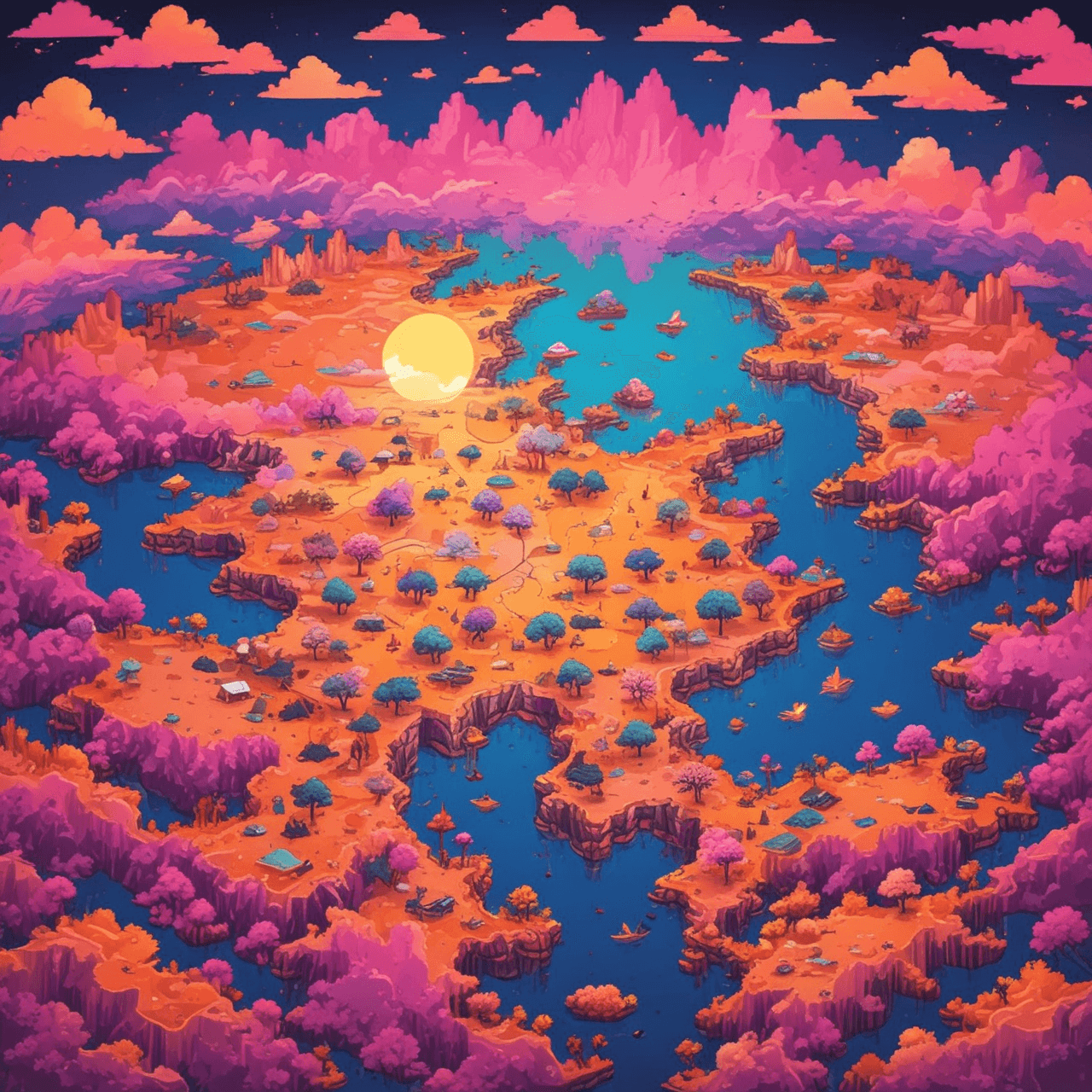 Geography Cloud Hop game banner