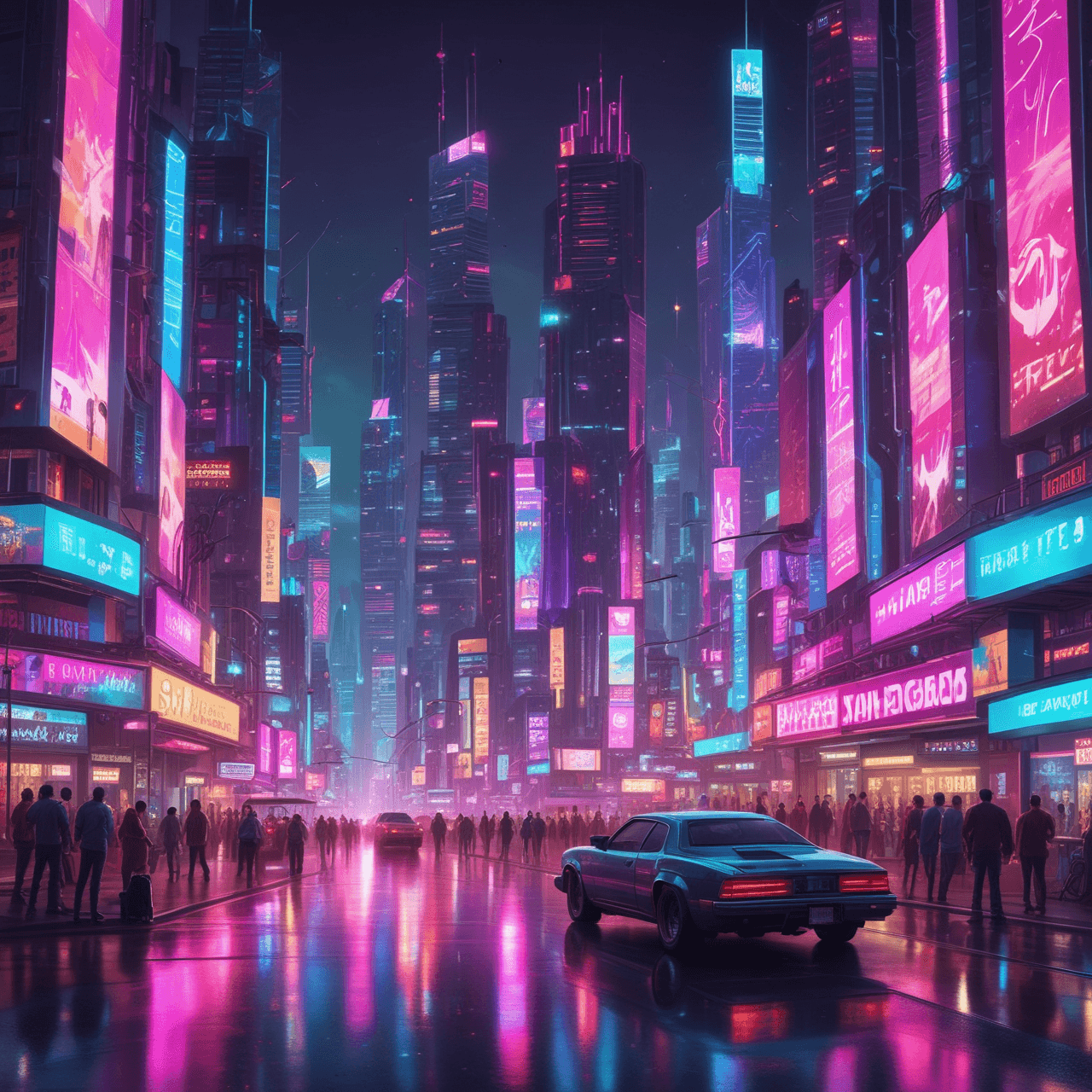 Macro Economy Neon Run game banner